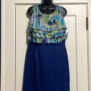 Connected Apparel Sleeveless Dress Size 14 NEW